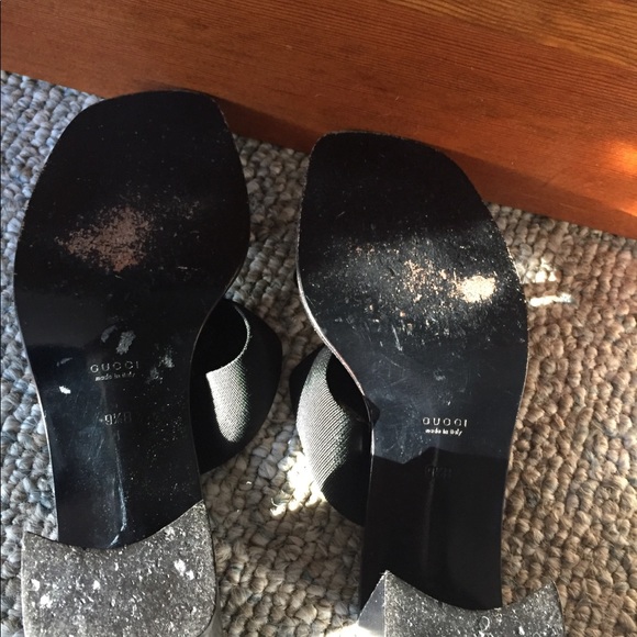 SOLD Gucci authentic sandals size 9 1/2 mint! - Picture 6 of 8